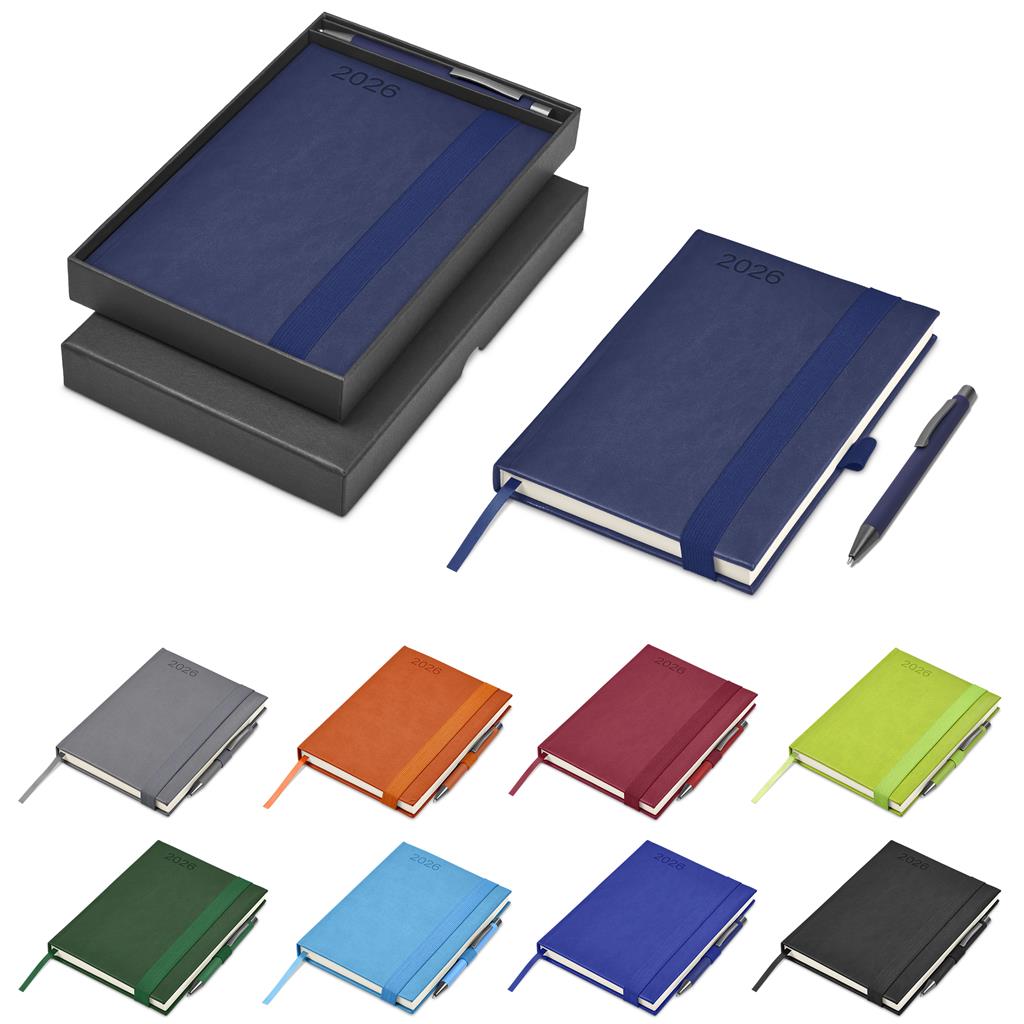 Advantage A5 2026 Diary & Omega Pen Set - Unbranded