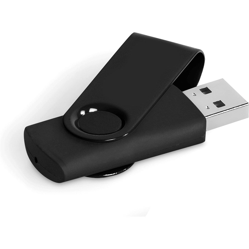 Gyro Black Flash Drive - 4GB - Unbranded