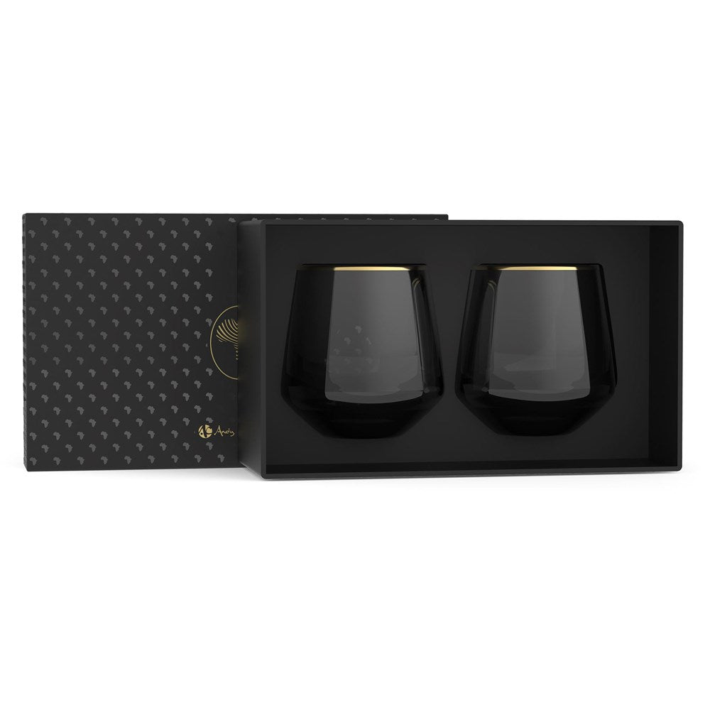 Cartwright Afrique Dusk Whiskey Glass Set - Unbranded
