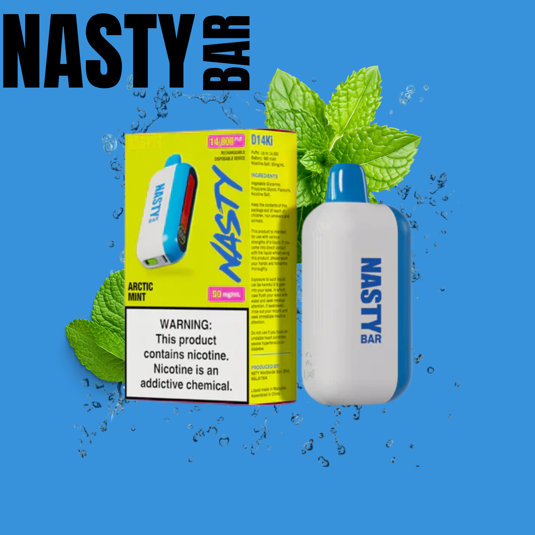 Nasty 14000 –  Arctic Mint