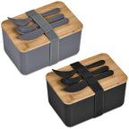 Pasuta Recycled Plastic & Bamboo Lunch Box - Unbranded
