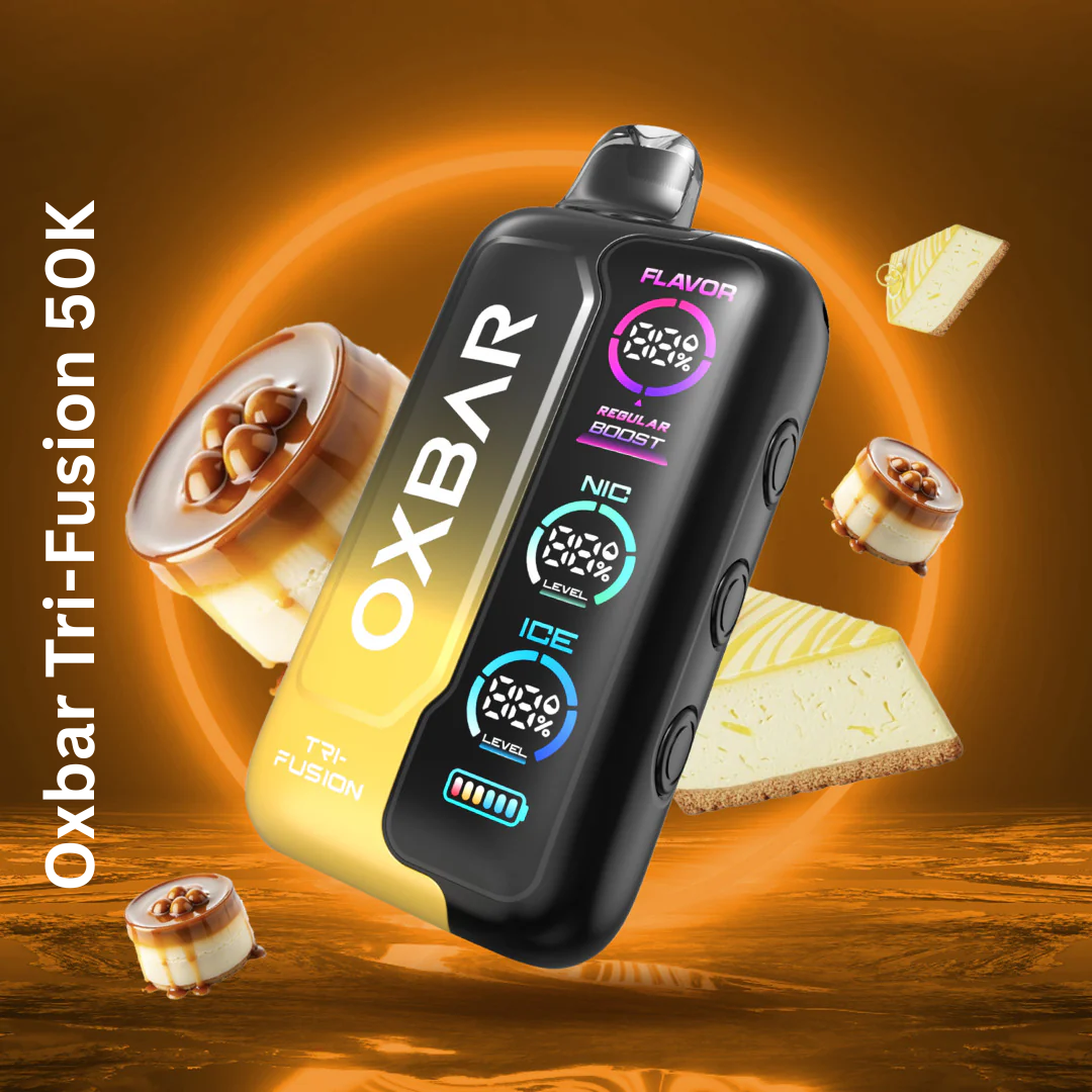 Oxbar Tri-Fusion 50K Creme Brulee Cheesecake 5%