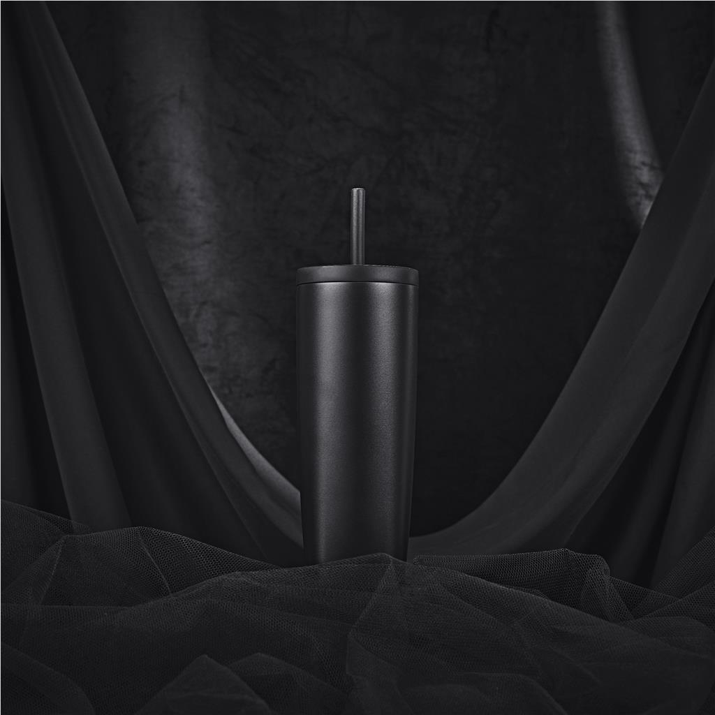 Alex Varga Aurelian Stainless Steel 2-in-1 Vacuum Tumbler & Straw - Unbranded
