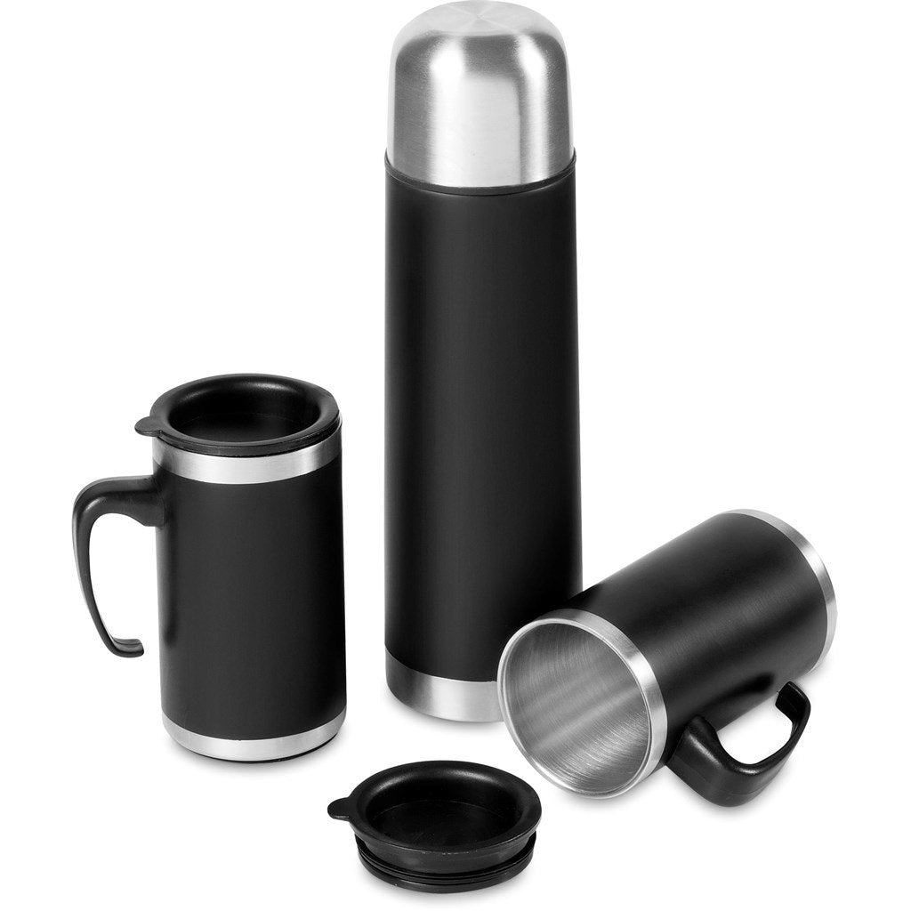 Cardinal Stainless Steel Vacuum Flask & Mug Set - Unbranded