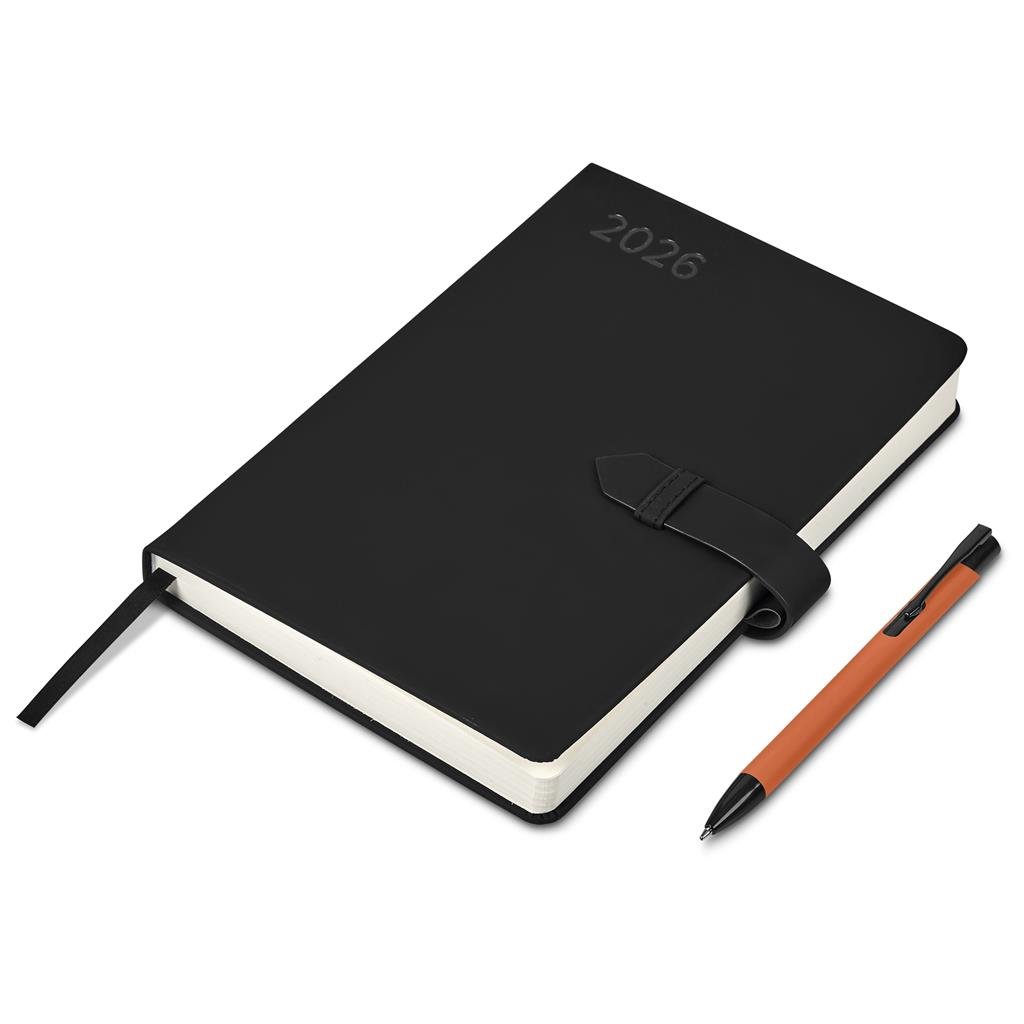 Enterprise A5 2026 Diary & Zeta Pen Set - Unbranded
