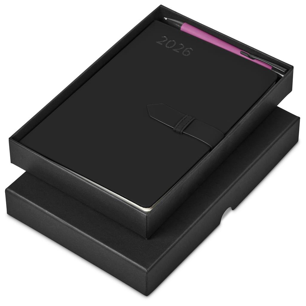 Enterprise A5 2026 Diary & Zeta Pen Set - Unbranded