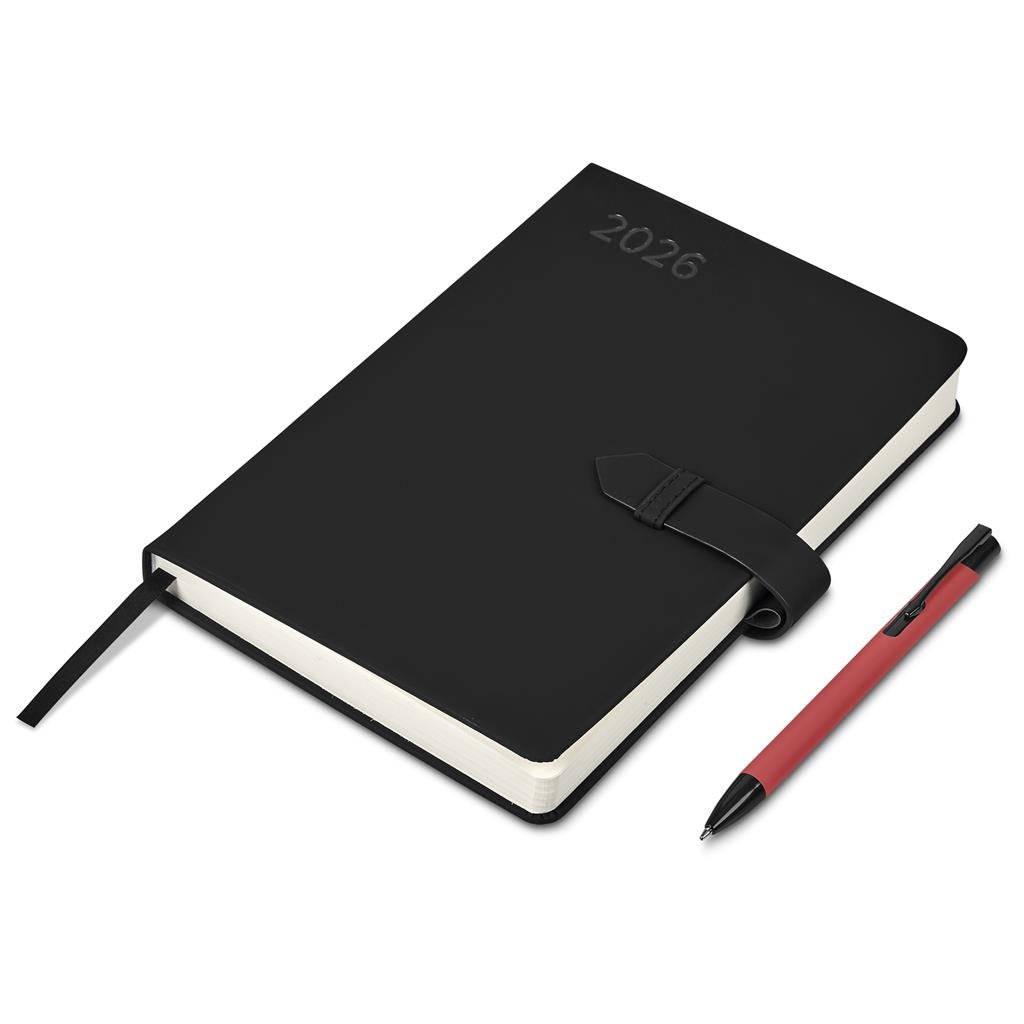 Enterprise A5 2026 Diary & Zeta Pen Set - Unbranded