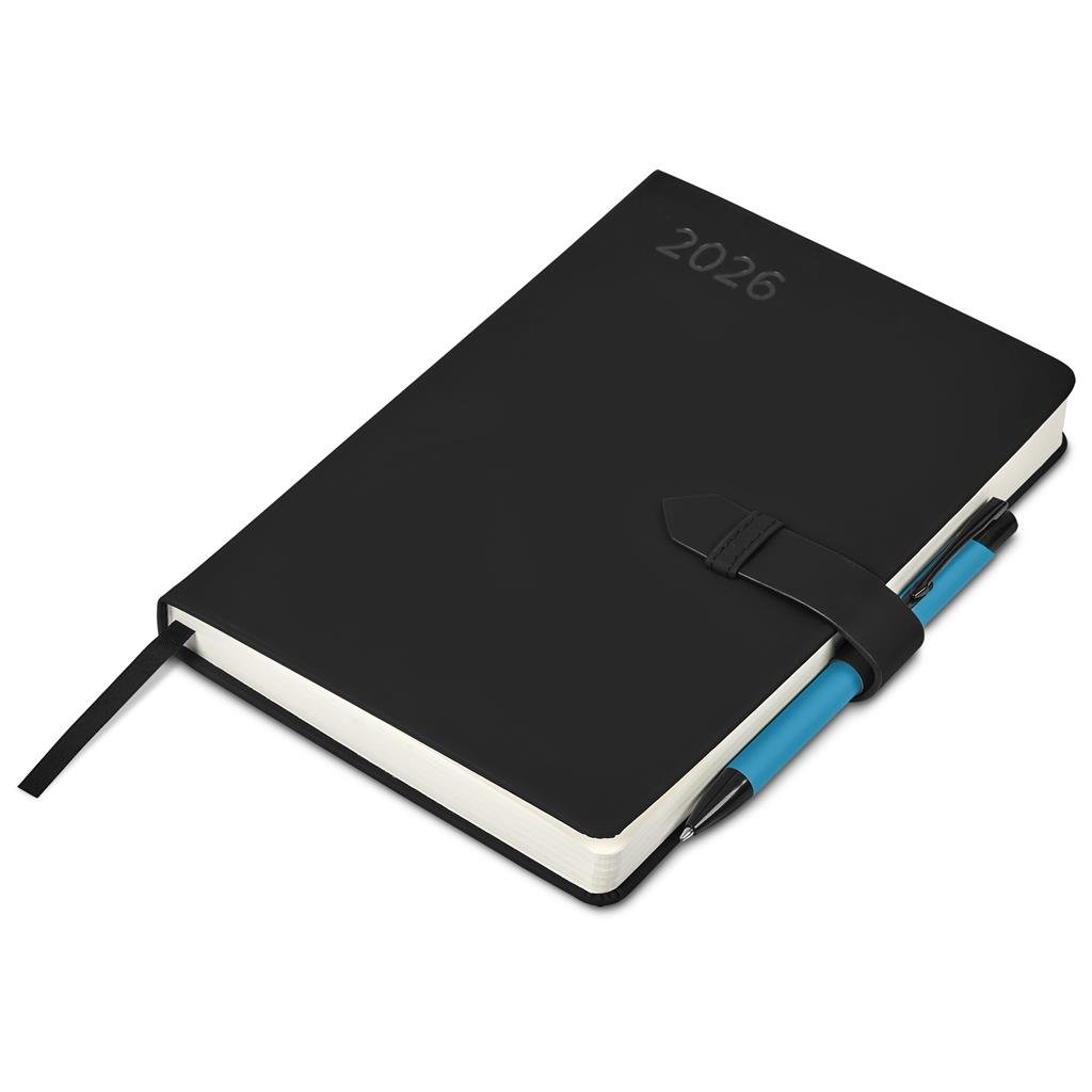 Enterprise A5 2026 Diary & Zeta Pen Set - Unbranded