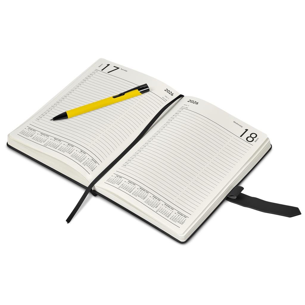 Enterprise A5 2026 Diary & Zeta Pen Set - Unbranded