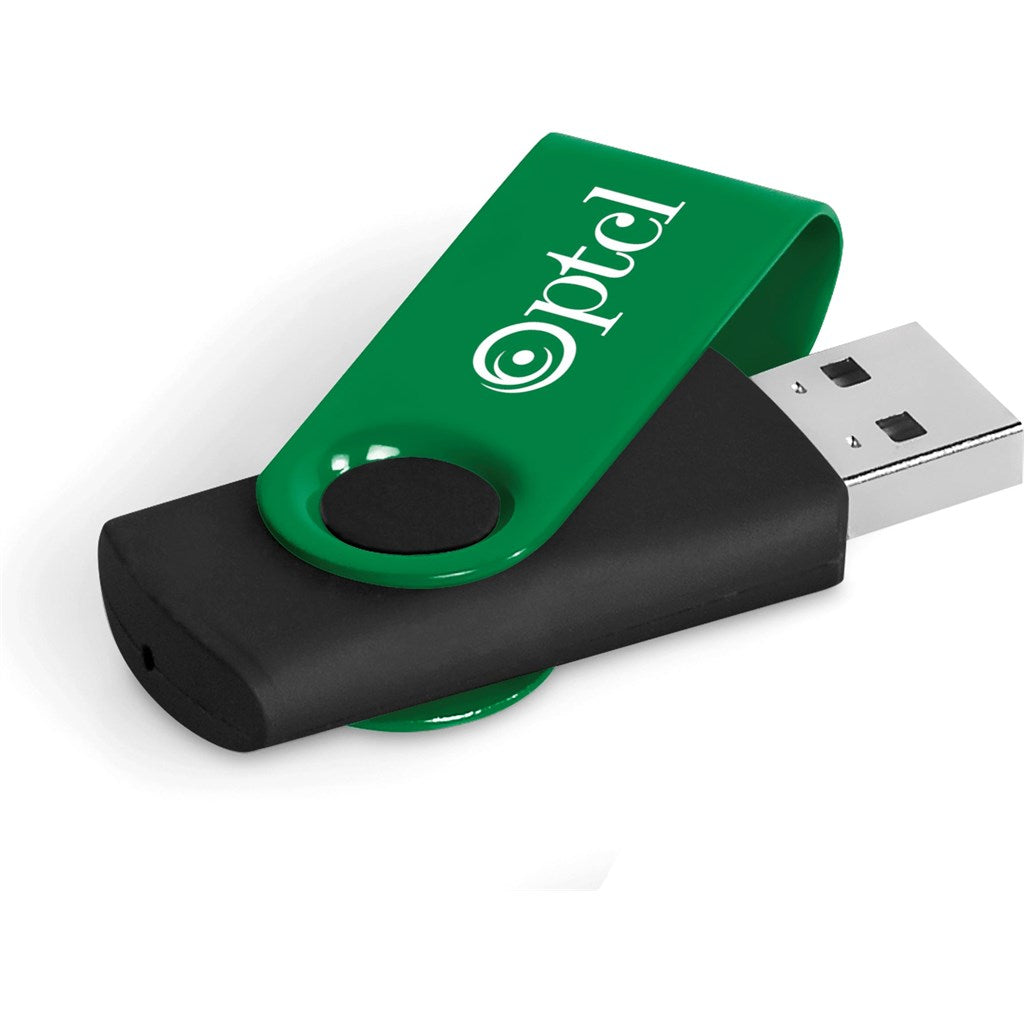 Gyro Black Flash Drive - 4GB - Unbranded