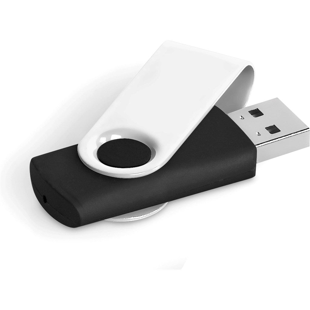 Gyro Black Flash Drive - 4GB - Unbranded
