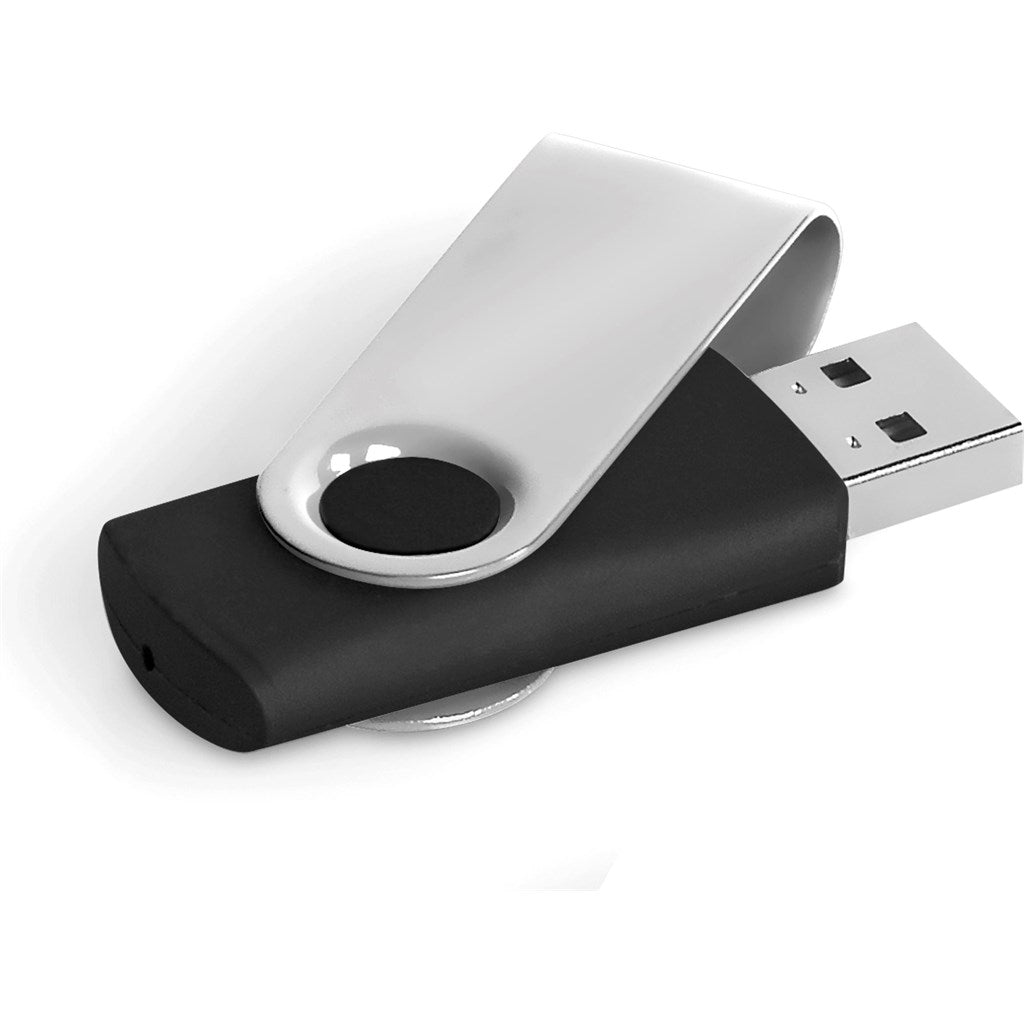 Gyro Black Flash Drive - 4GB - Unbranded