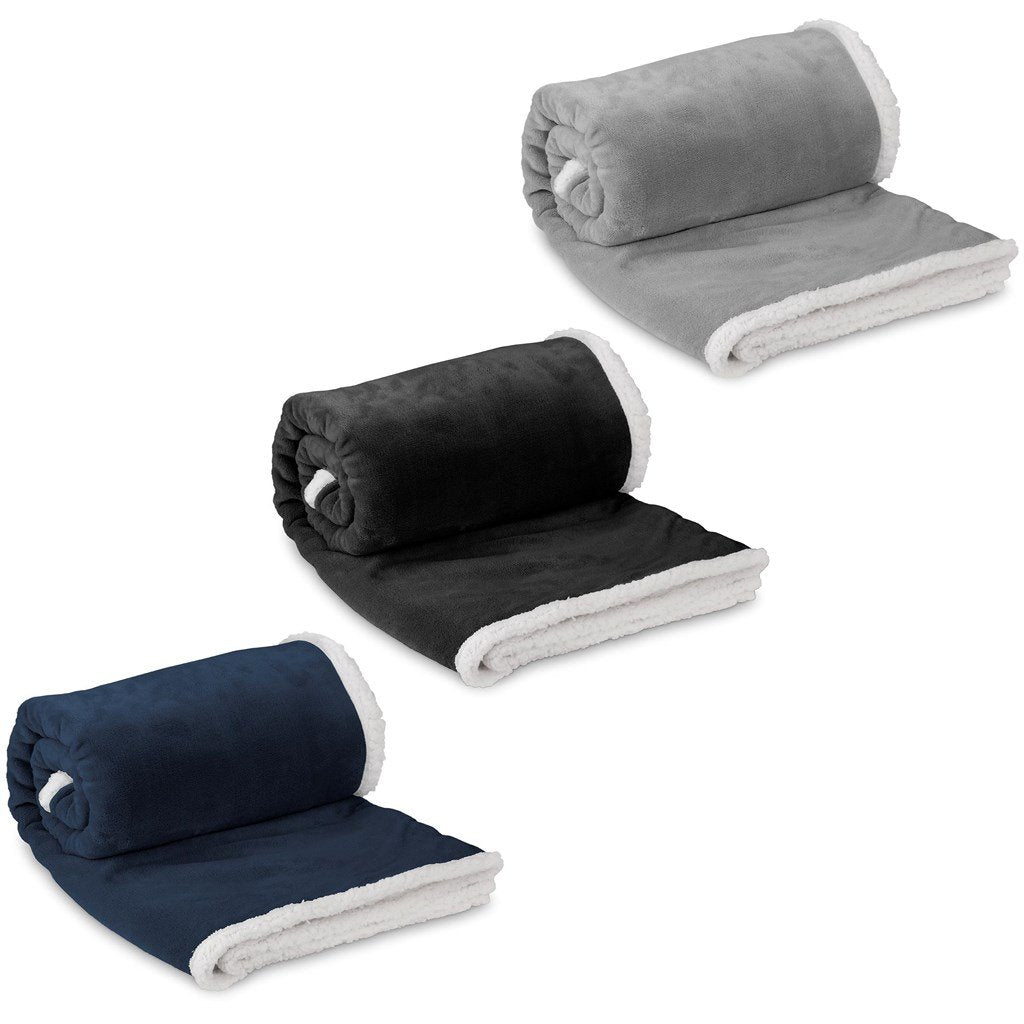 Basic Mckinley Sherpa Fleece Blanket - Unbranded