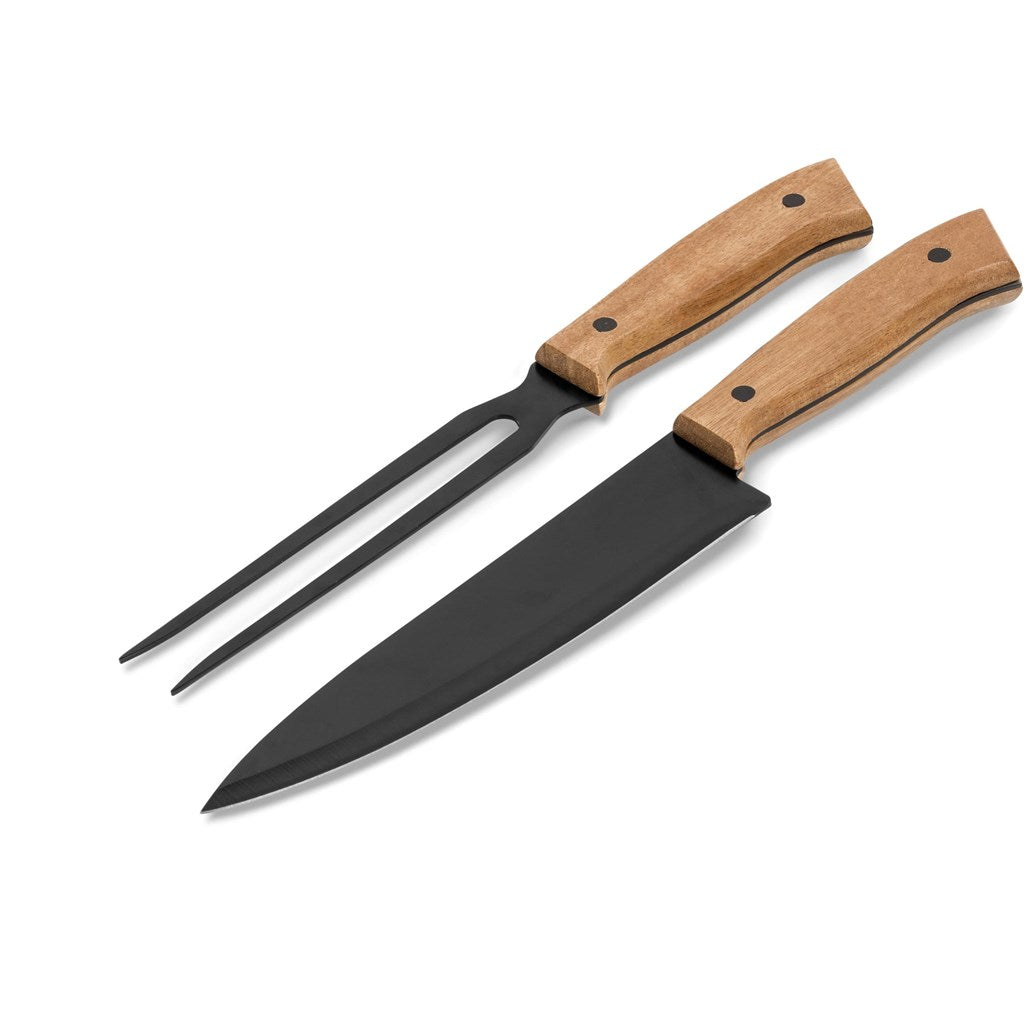Basic Butcher's Block Carving Set - Unbranded