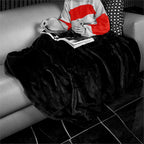 Alex Varga Palazzo Faux Fur Fleece Blanket - Unbranded