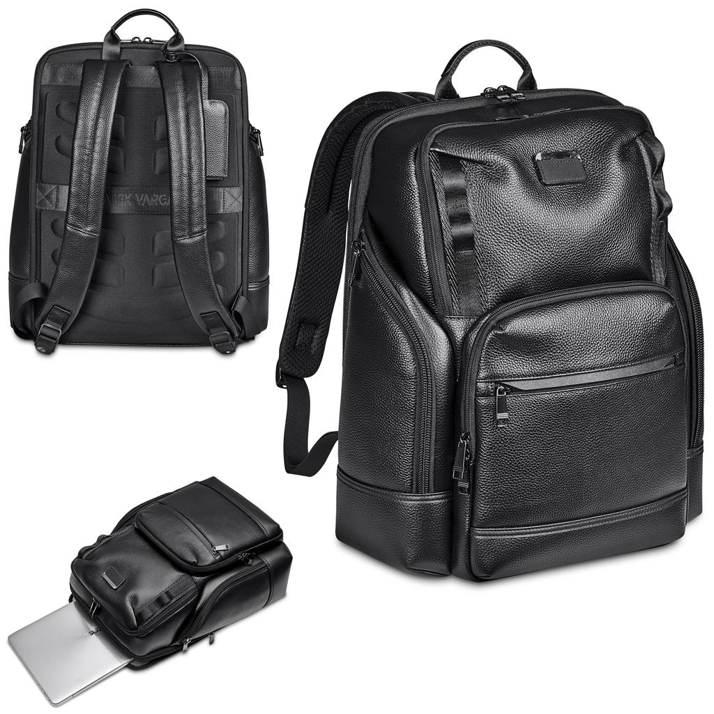 Alex Varga Portofino Leather Laptop Bag - Unbranded