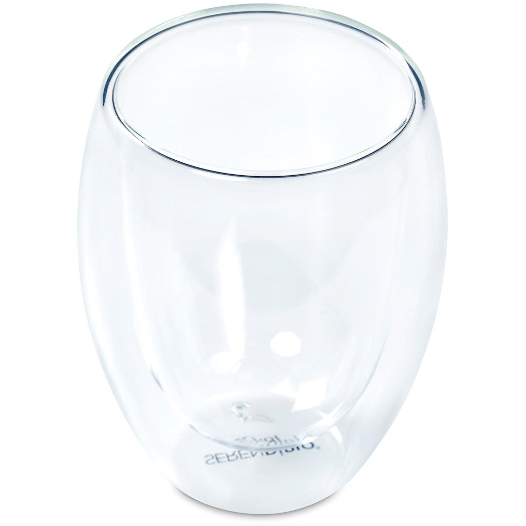 Lorenzo Glass Double-Wall Cup - 350ml - Unbranded