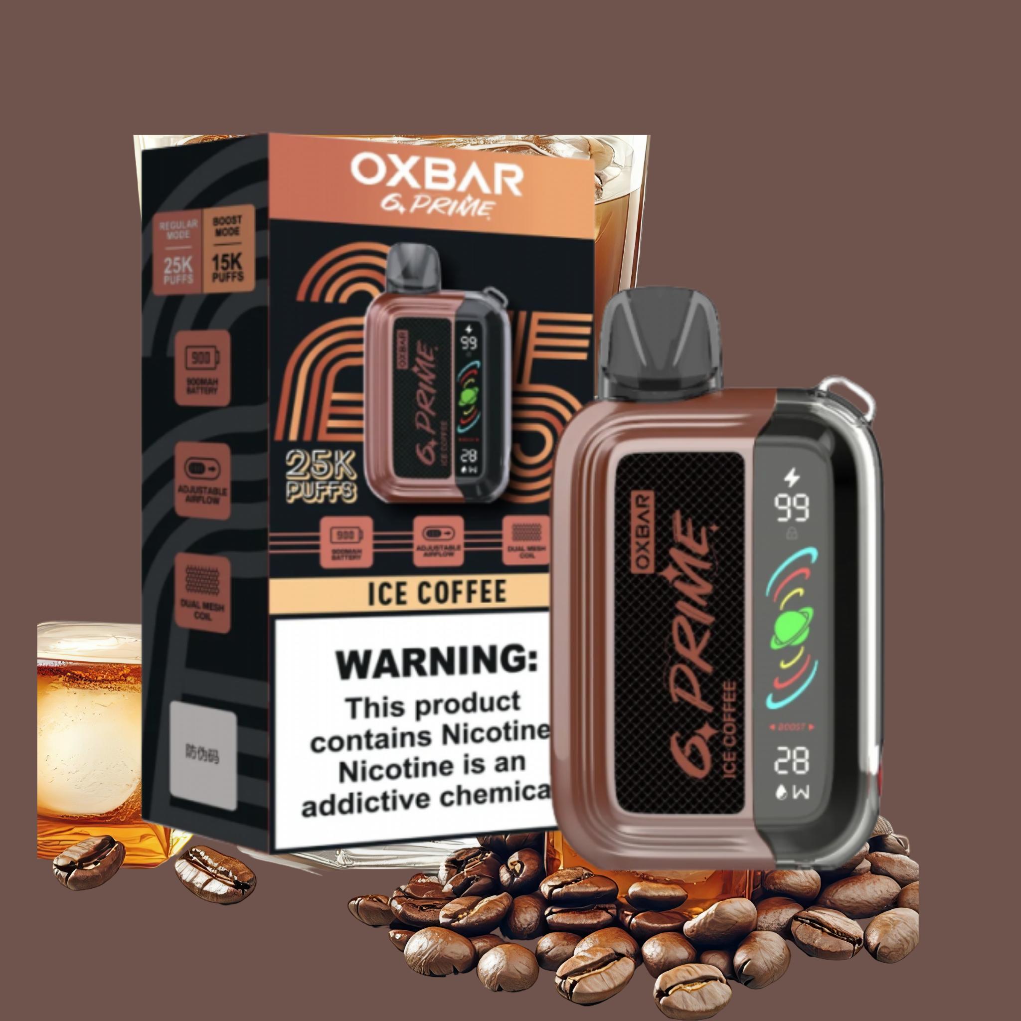 OXBAR G-Prime 25k – Ice Coffee