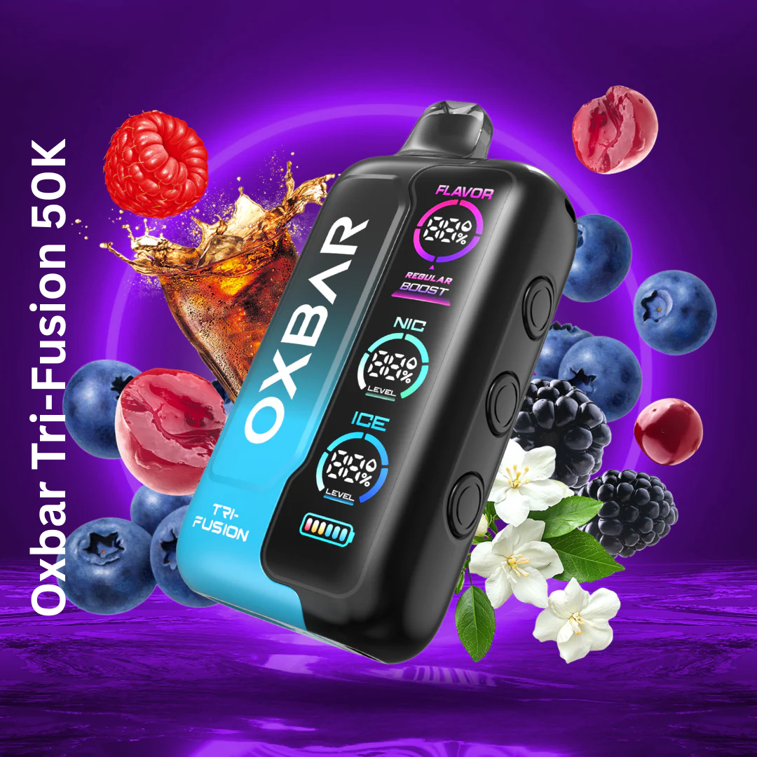 Oxbar Tri-Fusion 50K Ice Vanilla Berry 5%