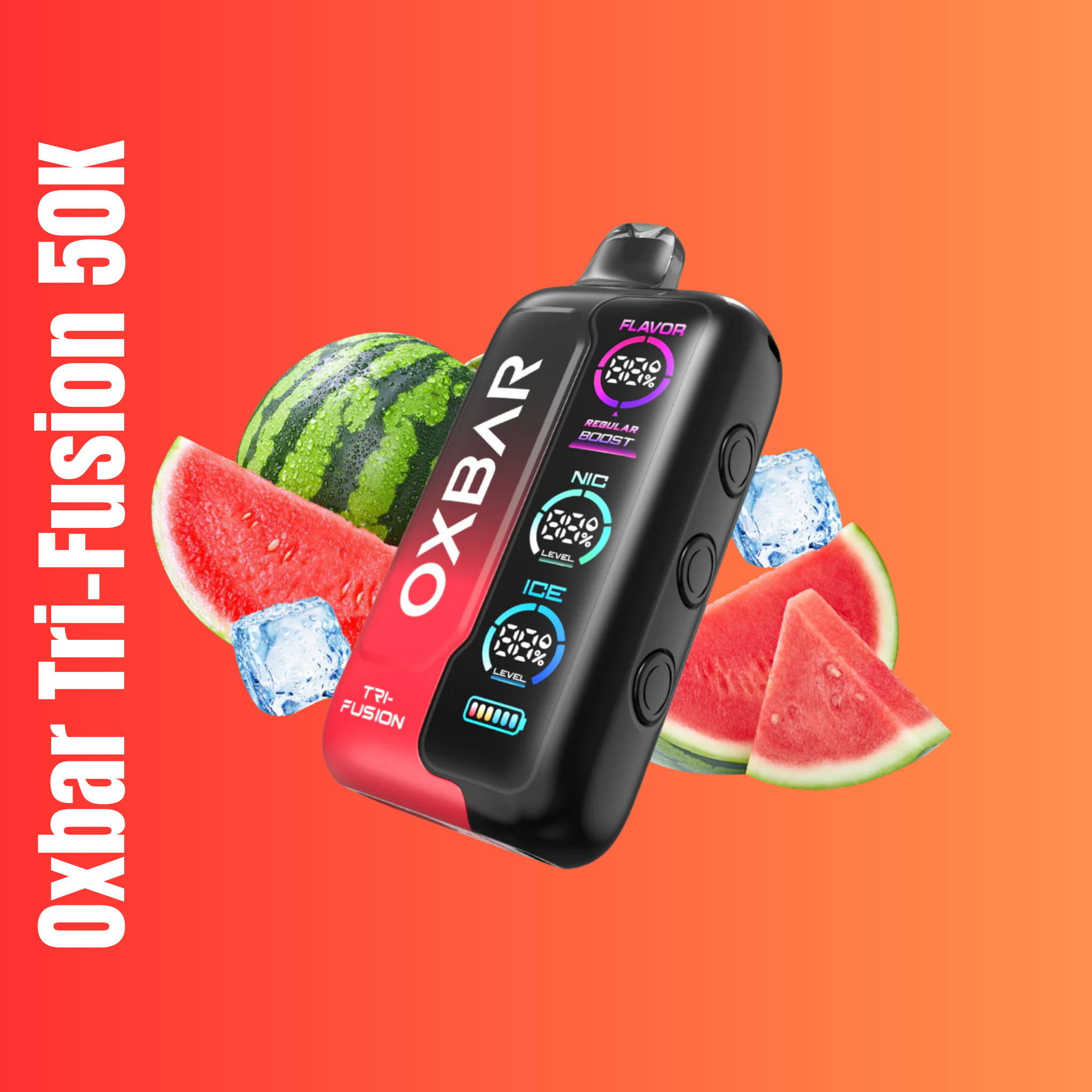 Oxbar Tri-Fusion 50K Watermelon Ice 5% Nicotine